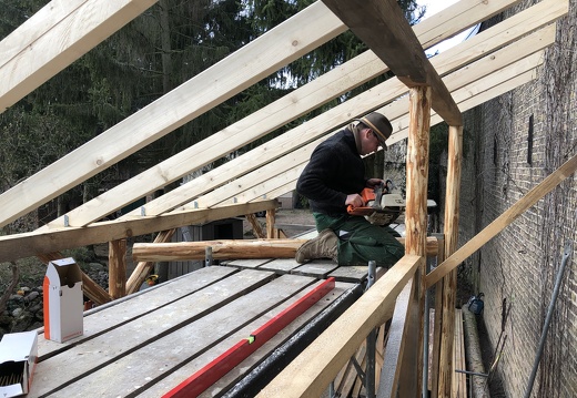 Holzschuppen